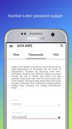 Data Wipe Screen Locker screenshot 2