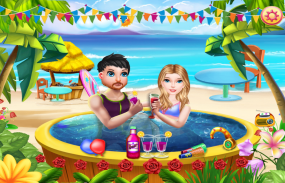 Princesa piscina e praia Party screenshot 7
