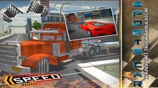 Sports Car Transport Truck Sim screenshot 14