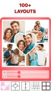 Love Collage Maker - Photo Editor & Heart Frames screenshot 4