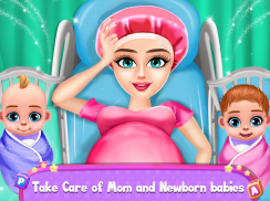 Pregnant Mom & Twin Baby Game screenshot 2
