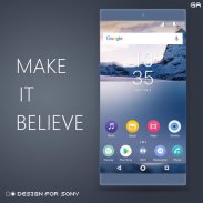 XPERIA ON™| M Silver Theme screenshot 2