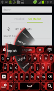 Red Keyboard Glow GO screenshot 2