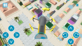 Drone Lander Simulator 3D - Free Flight Game screenshot 2