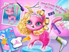 Cat Hair Salon Birthday Party - Virtual Kitty Care screenshot 9