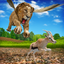 Flying Wild Animals Offline 3D