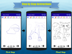 How to Draw Wolf Step by Step screenshot 3