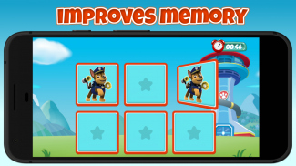 아이들을 위한 메모리 게임. 그림 일치 screenshot 1