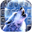 Howling Wolf Moon Keyboard Theme