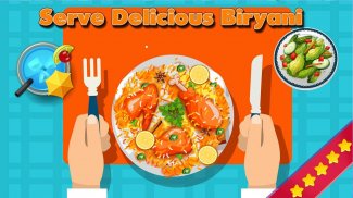 Biryani Cooking Indian Super Chef Jogo de Comida - jogo online grátis