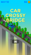 Bridge Crossy Car Game screenshot 1