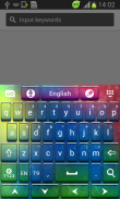 GO Keyboard couleur HD screenshot 1