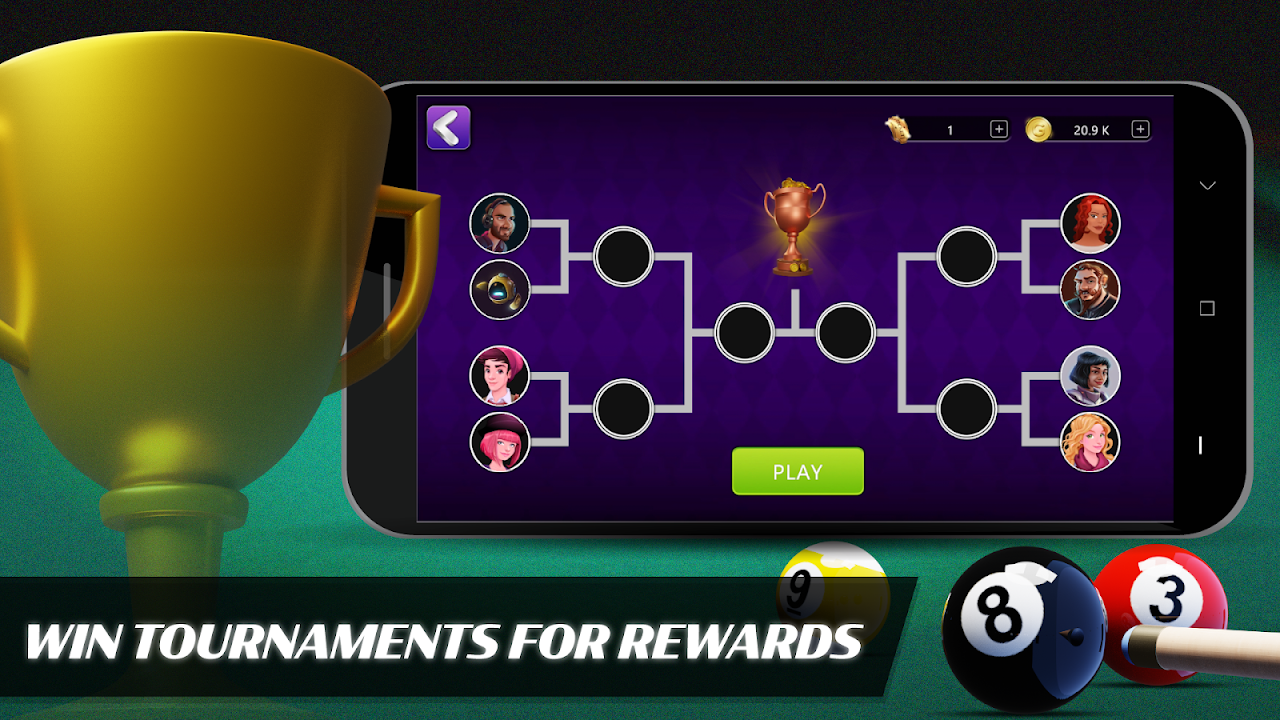 Billiards online 8ball offline for Android - Download