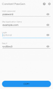 Constant Password Generator screenshot 1