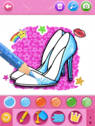 Glitter beauty coloring game screenshot 9