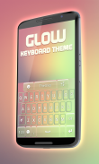 Glow Keyboard Theme screenshot 0