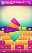 Color Mix GO Keyboard Theme screenshot 2