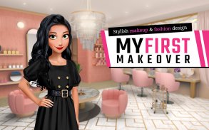 My First Makeover: Stylish makeup & fashion design screenshot 0