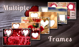 Romantic Dual Photo Frames HD screenshot 0