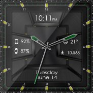 Daring Graphite HD WatchFace Widget Live Wallpaper screenshot 10