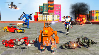 Grand Robot Car Transformation: Robot Car 3D Games screenshot 2