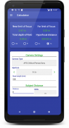DOF Calculator screenshot 0