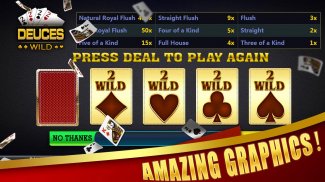 Deuces Wild - Video Poker screenshot 2