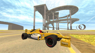 Perlumbaan Kereta Formula-Permainan Mengejar Polis screenshot 2