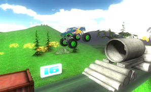 Big Monster Truck Racing 3D screenshot 0