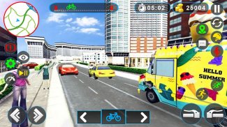 City Ice Cream Man Free Delivery Simulator Game 3D screenshot 3