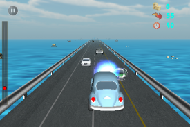 توربو حار سرعة سيارة سباقات 3D screenshot 1