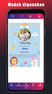 Kartu Undangan Baby Shower screenshot 2
