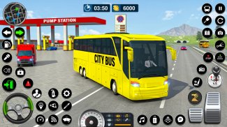 เครื่องจำลองรถบัส- เกมออฟไลน์ screenshot 1