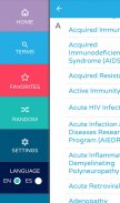 Glosario de términos relacionados con el VIH/SIDA screenshot 3