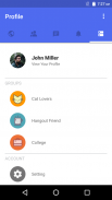 Social App - Material UI Templ screenshot 2