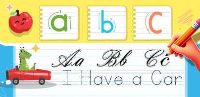 Kids Learn Cursive ABC Writing