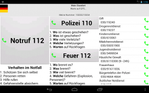 Mobile emergency call screenshot 2