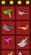 Origami Paper Birds Schemes screenshot 2