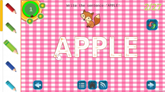 Tracing Letters and Numbers - Preschool free app screenshot 2