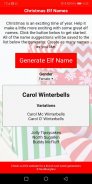 Christmas Elf Name Generator screenshot 2