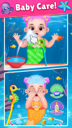 Mermaid Mom & Baby Care Game screenshot 4