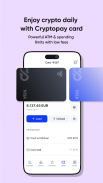 Cryptopay:Bitcoin wallet&card screenshot 1