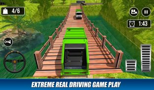 Truk Sampah Offroad: Dump Truck Driving Games screenshot 1
