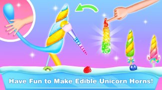 Unicorn Horn Dessert Games screenshot 2