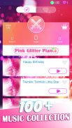 Pink Glitter Musical Tiles screenshot 0