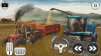 Grande Pesado Tractor Simulación 3d- Agricultura screenshot 0