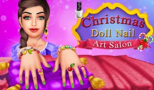 Christmas Doll Nail Art Salon screenshot 4