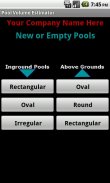 Pool Volume Calculator screenshot 1