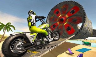 Beach Motorbike Stunts Master screenshot 0