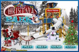 Challenge #165 Christmas Park Free Hidden Objects screenshot 2